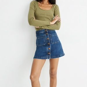Madewell Denim Skirt